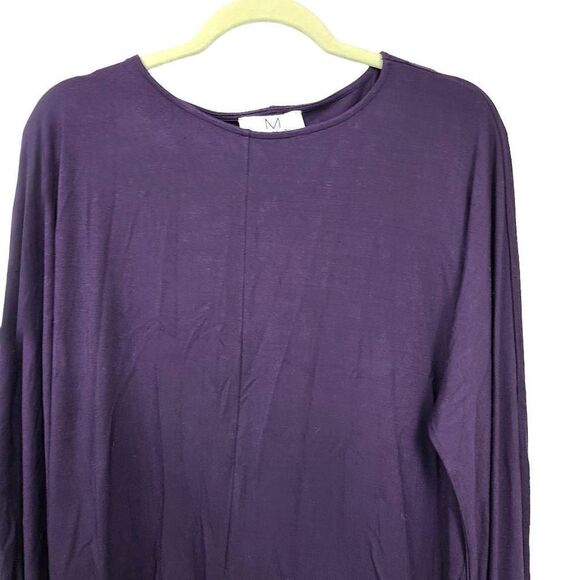 Magaschoni Solid Batwing Longsleeve Top Sz Small - Picture 3 of 11
